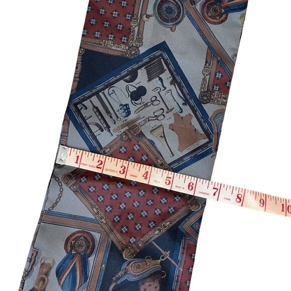 Equestrian  Horse theme gents evening scarf - Picture 6 of 7